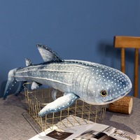 Coussin de sol en peluche Requin Animal Marin, Jouet en peluche doux avec fonction mémoire, Anti-ronflement, Respirant, Personnalisable, Cadeau