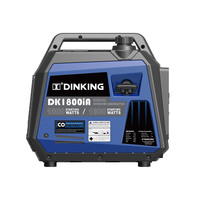 Dinking Mini Generator Tragbarer leiser Generator Benzin-Wechselrichter-Generator für den Heimgebrauch für Camping zwecke