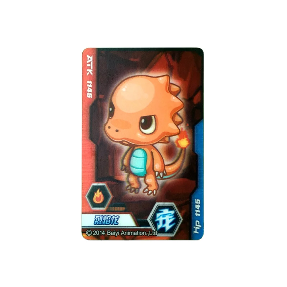 Рекламная 3D линзовидная визитная карточка с принтом животных с RFID-чипом