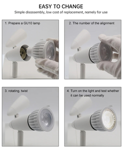 <span class=keywords><strong>Spot</strong></span> réglable à rotation multidirectionnelle Gimbal rond <span class=keywords><strong>Spot</strong></span> de plafond rotatif réglable à 360 degrés - Product Image 5