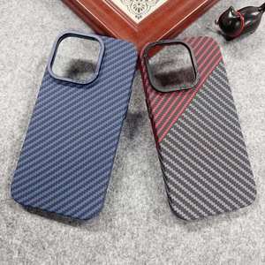 Custodia per telefono in carbonio di lusso per <span class=keywords><strong>iPhone</strong></span> <span class=keywords><strong>13</strong></span> pro custodia rigida per telefono <span class=keywords><strong>con</strong></span> armatura in carbonio <span class=keywords><strong>con</strong></span> cornice in metallo per <span class=keywords><strong>iPhone</strong></span> 14 pro max - Product Image 4