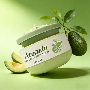 Оптовая продажа скрабов для лица и тела под собственной торговой маркой: отшелушивающий, осветляющий, глубоко очищающий сахарный скраб с авокадо - Product Image 4