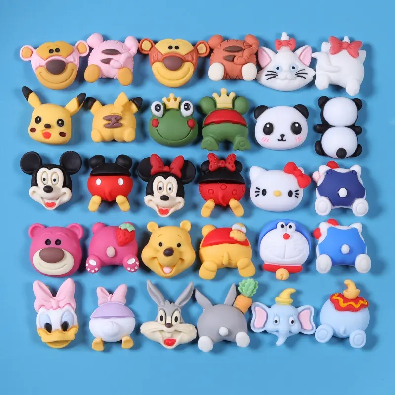 Resin Flatback Charms, Slime Charms and mickey bear Cartoon Resin Cabochons for DIY Crafts, Scrapbooking,Jewelry Making