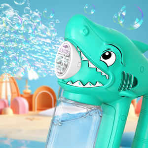 Nieuwe Hot Selling Kinderen Outdoor Zomer Speelgoed Volledig Elektrische Poreuze Oceaan Bubble Machine Dier Haai Bubble Pistool Speelgoed Voor Kinderen - Product Image 6