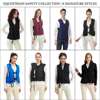 Protection corporelle équestre pour jeunes OEM ODM certifiée CE, gilet d'équitation léger, respirant et ajustable, 100 % polyester extensible dans quatre directions