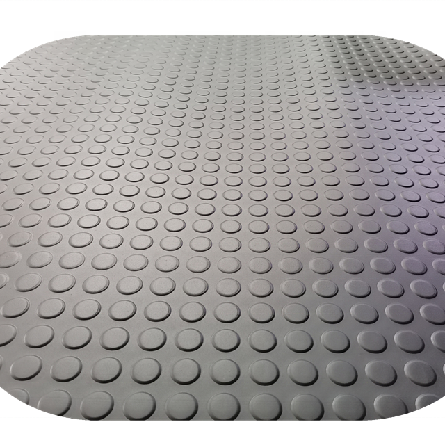 Red Round Stud Rubber Coin Pattern