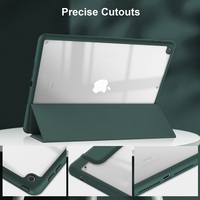 Nouvel arrivage : Étui intelligent en cuir PU pour iPad 5e et 6e génération, Air 1 et 2, 9,7 pouces, antichoc, avec support pour stylet et fente dédiée pour le Pencil