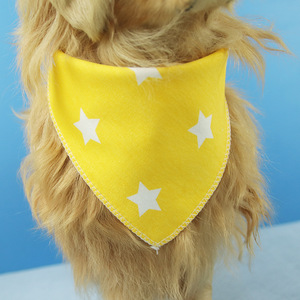 Pet triangular bibs manufacturer wholesale, cute pet <b>neck</b> <b>warmers</b>, dog bibs, soft and comfortable pet bibs - Product Image 1