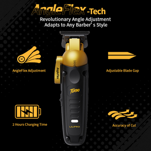 LILIPRO AngleFlex Trim M53 Tagliacapelli Professionale con 9 Angoli di Regolazione, Lama DLC a Zero Gap, Rifinitore e Clipper per Barbieri e Uomini - Product Image 5