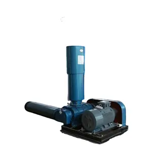 2024 Industrial Inflatable Blower For Sewage Processing Pipe Cleaning Fish Farming-Three-Lobe Roots Blower Electric Power Source