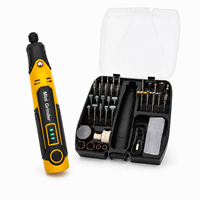 Kit de mini-perceuse et meuleuse au lithium 3,6 V, outil rotatif avec moteur sans balais et vitesse variable pour la découpe, la gravure, le ponçage et le polissage