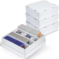 Cajas plegables de cartón para almacenamiento de tarjetas coleccionables, tarjetero deportivo clasificado, caja organizadora, caja combinada de cartón al por mayor