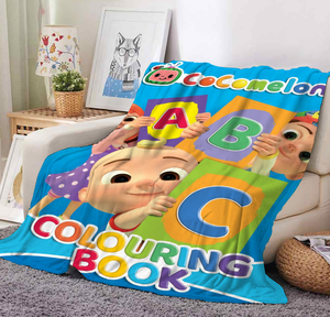 <span class=keywords><strong>Couverture</strong></span> en flanelle pour enfants, impression numérique à motif de dessin animé, fabricant en gros - Product Image 6