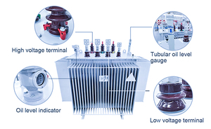 Hentg điện trung thế biến áp dầu đắm mình phân phối biến Áp Điện biến áp đầy đủ Cooper <span class=keywords><strong>Trans</strong></span> 100kva - Product Image 4