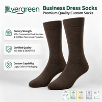 Chaussettes habillées pour hommes, anti-humidité, douces, pour affaires et occasions formelles, plusieurs motifs, couleur personnalisable disponible