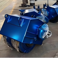 Système de déplacement sur pneus industriel robuste et personnalisé LUOYANGSHANHAI en acier électrique, haute résistance, réutilisable, garantie 1 an