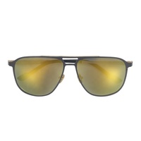 Cool Guy Stijl UV400 Hars Lenzen Metalen Heren Grote Zonnebril Fashion Bril 2022 Zonnebril Ogen Glas
