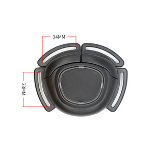 Boucle de sécurité en plastique pour poussette 34 mm 33 mm, boucle à cinq points pour poussettes - Product Image 1