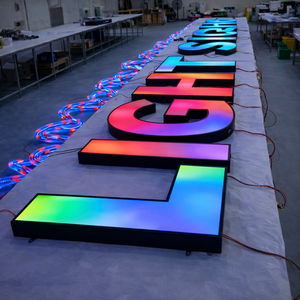 ป้ายไฟ LED 3 มิติ สำหรับภายนอกอาคาร กันน้ำ ผลิตจากอะคริลิค พร้อมไฟ LED ด้านหน้า สำหรับธุรกิจ - Product Image 2