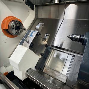 Токарный станок с ЧПУ TCK50, горизонтальный, с плоской станиной, цифровой, для обработки металла, высококачественный, автоматический - Product Image 4