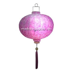 Oriental Handcrafted Silk & <b>Bamboo</b> <b>Lantern</b> Eco-Friendly Round Shape Home Decoration - Product Image 4