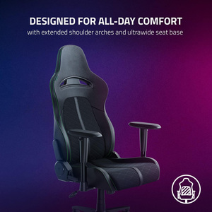 JL French <strong>UK</strong> Top Selling X Gaming <strong>Chair</strong> Eco-Friendly Synthetic Leather Black Computer Pc Gamer <strong>Chair</strong> - Product Image 4