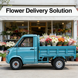 Горячая распродажа: Дешевый электрический грузовик-пикап 360 кг, четырехколесный малотоннажный грузовик для городских перевозок - Product Image 4