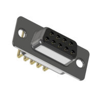 Conector Electrónico de Alta Durabilidad MHDD9F-T-B-S-RBM, Sensor de Efecto D-Sub, Serie MHDD, Semiconductor Electrónico de Orificio Pasante
