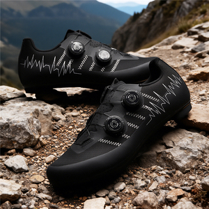<span class=keywords><strong>Scarpe</strong></span> da Ciclismo Professionali Personalizzate per Uomo, con Doppia Chiusura in Fibra di Carbonio, per <span class=keywords><strong>Bici</strong></span> da Strada e MTB - Product Image 4