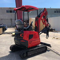 Mini-excavatrice 2 tonnes 2,5 tonnes à moteur diesel homologuée EPA CE, livraison gratuite, pour usage agricole et jardinage