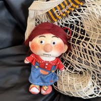 Adorable poupée en peluche moelleuse et originale à taches, avec rembourrage en coton PP, taille 11-30 cm, porte-clés, compagnon de bureau