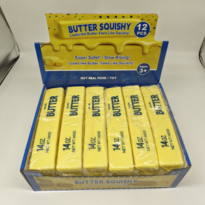 Giocattolo Antistress Realistico a Forma di Bastoncino di Burro in PU, Morbidissimo <span class=keywords><strong>e</strong></span> a Lenta Risalita, per Bambini <span class=keywords><strong>e</strong></span> Adulti - Product Image 1