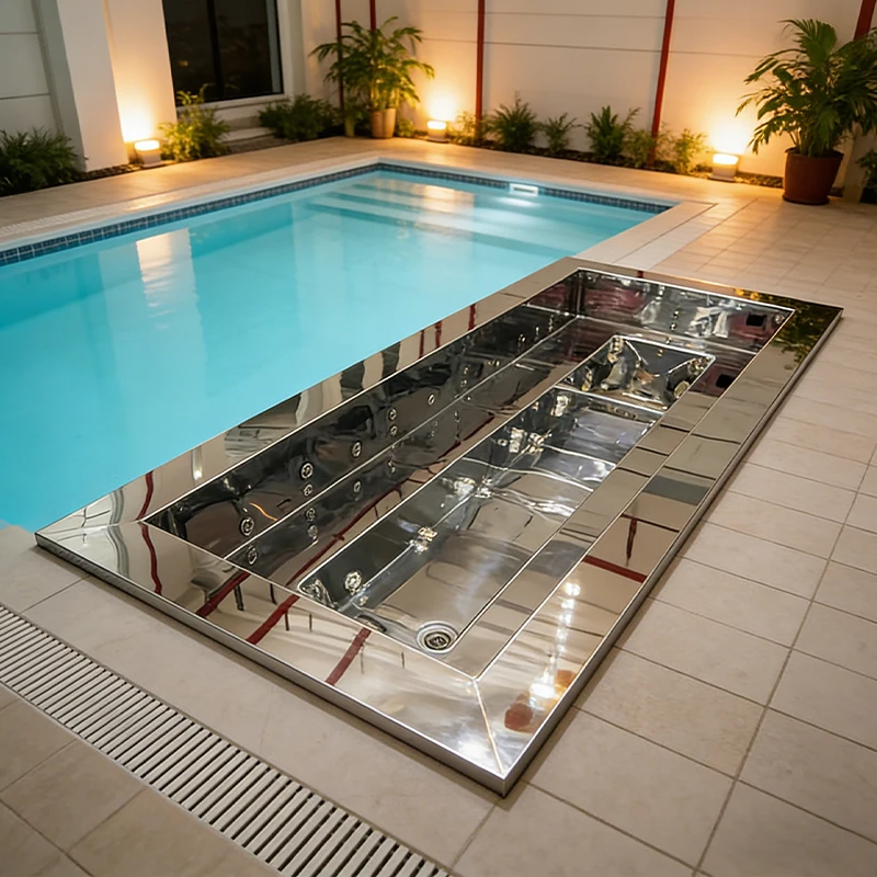Fenlin Durable In-ground Stainless Steel Message Spa Pools For Resorts Hotels And Residential Use Factory Direct Shipping