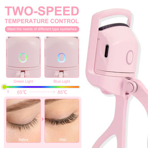 Recourbe-cils chauffant <span class=keywords><strong>électrique</strong></span> ALIVER, rose, rechargeable USB Type-C, 2 réglages de température, tenue 24h, emballage personnalisé, directement de l'usine - Product Image 3