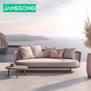 Janssong Patio corde tout temps tissage outils <span class=keywords><strong>de</strong></span> jardinage intérieur ensembles <span class=keywords><strong>de</strong></span> <span class=keywords><strong>jardin</strong></span> en métal mobilier d'extérieur <span class=keywords><strong>salon</strong></span> <span class=keywords><strong>jardin</strong></span> canapé ensemble - Product Image 3