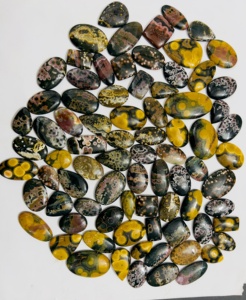 Vente en gros de cabochons de pierres précieuses naturelles magnifiques en jaspe océanique, qualité AAA, mélange opalescent, pour bijoux, pendentifs et perles - Product Image 5