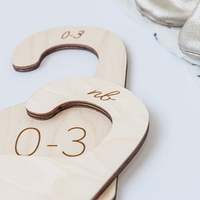 Diviseurs de placard pour bébé, séparateurs de vêtements pour placard de chambre d'enfant, marqueurs de taille pour cadeau de bébé