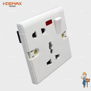 ไฟสัญญาณซ็อกเก็ตติดผนัง5รูสีทึบสวิตช์ปิดเบเก็ตติดตั้งง่ายใช้งานได้หลากหลายแรงดันไฟฟ้าสูงสุด<span class=keywords><strong>250V</strong></span> - Product Image 3
