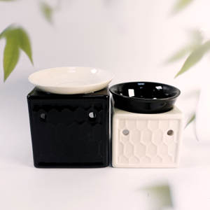 Brûleur d'encens à huile essentielle en céramique chauffante à bougie multicolore utilisé pour le parfum quotidien dans la salle de yoga SPA dispositif de fusion de cire - Product Image 2