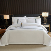 500 TC ensemble de draps de lit King Size draps de lit en coton en gros