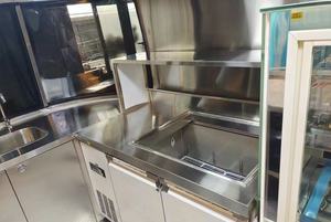 รถขายอาหารเคลื่อนที่แบบตั้งโต๊ะทำจากสแตนเลส - Product Image 5