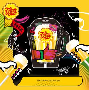 Chupachup lecca lecca caramelle miste di frutta e aromi aspri in borsa con motivo fruttato riempito con gustoso Taffy - Product Image 4