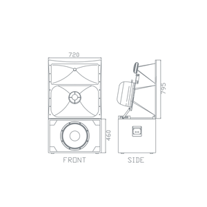 Hệ thống rạp hát chuyên nghiệp thụ động ba chiều, thiết bị hệ thống âm thanh rạp chiếu phim, Loa sân khấu biểu diễn quy mô lớn - Product Image 5