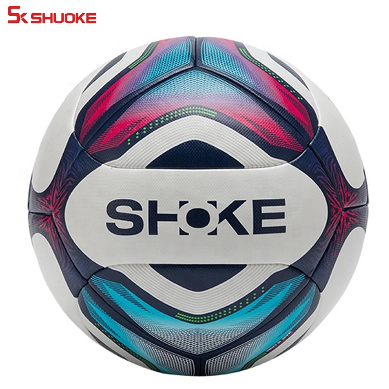 Новые Высокое качество цвет печати бесшовный стык футбол и футбольный мяч