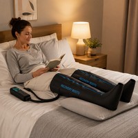 Bottes de compression pour la récupération des jambes, masseur de jambes à compression d'air de qualité médicale pour tissus profonds, modèle 2026