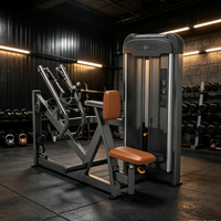Máquina de remo sentado con pila de pesas ajustable para ejercicios de espalda, equipo de fitness para gimnasios, venta al por mayor de fábrica