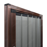 Mosquitera Retráctil Enrollable para Ventana y Puerta, Malla Deslizante con Perfil de Aluminio, Mosquitera Plegable para Ventanas