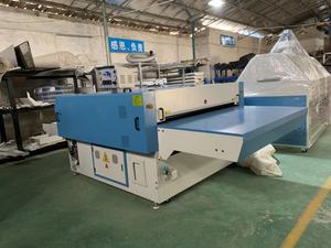 Máy Ép Nhiệt Dệt Vải Dệt Kim Fusing Bonding Machine Máy Cán HF-1200H Băng Tải Cho Ăn Và Thu Xếp <span class=keywords><strong>Stacker</strong></span> - Product Image 6