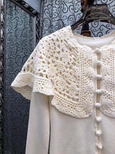 <span class=keywords><strong>Cardigan</strong></span> di Alta Qualità Nuova Collezione Primavera 2026, Moda Donna, Lavorazione a Maglia e Uncinetto, Maniche Lunghe, <span class=keywords><strong>Beige</strong></span> e Nero - Product Image 5