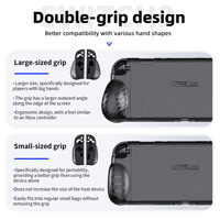 Pour Nintendo Switch 2, étui de protection en TPU imprimé en 3D, coque de remplacement à double poignée séparée